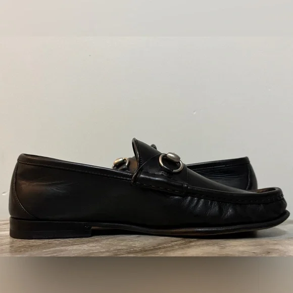 GUCCI 1953 Horsebit Leather Loafer Black 7 / 7.5 US $1100 Jordaan Brixton